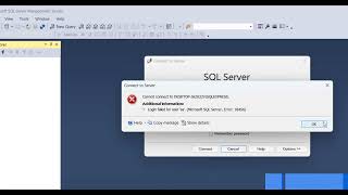 sql server authentication✅Microsoft SQL Server Error : 18456
