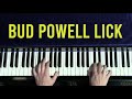 Bud Powell Lick | Jazz Piano: Short Practice Ideas