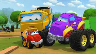 Learn with Tonka Chuck | Commercial Trucks/Rowdy The Rockstar COMPILATION | Cartoon for Kids