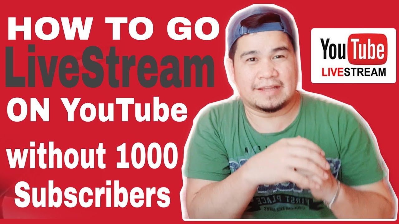 HOW TO LIVESTREAM ON YOUTUBE WITHOUT 1000 SUBSCRIBERS | FOR BEGINNERS ...