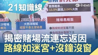 揭密賭場為何讓人流連忘返　路線如迷宮走不出、沒鐘沒窗讓人不知賭多久│主播廖婕妤│【知識小學堂】20190403│三立iNEWS