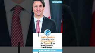 Justin Trudeau renuncia como Primer Ministro de #Canadá tras presiones de legisladores