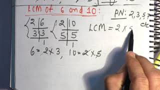LCM of 6 and 10 In Hindi | Basic Mathematics By Surendra Khilery | Maths | Questions Solutions |