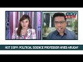 headstart political science professor aries arugay on ph china maritime tensions relations anc