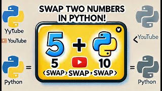 Swap Two Numbers in Python Like a PRO! 🚀 No Temp Variable Needed!