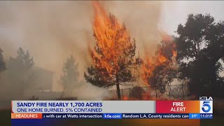 Sandy Fire explodes to 1,700 acres