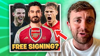 Arsenal’s FREE TRANSFER For Ilkay Gundogan? | Declan Rice OFFER Update From Fabrizio Romano!