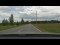 driving karsikko paihola. joensuu kontiolahti. finland 4k