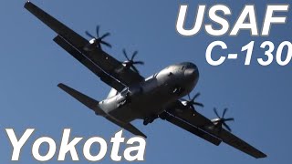 米空軍C-130横田基地で大暴れ/ USAF C 130 at Yokota Airbase