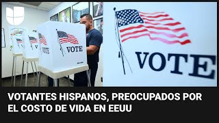 Las preocupaciones de los votantes hispanos ante las elecciones de medio término, según encuesta