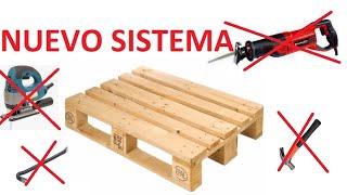 💡 Nuevo sistema de desmontar palet sin romper tablas 💡