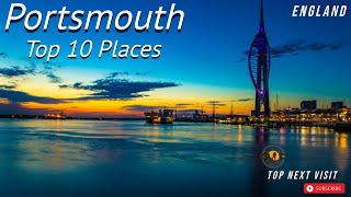 Top 10 Tourist Destinations In Portsmouth |City in England |Top Next Visit |In HD 1080p
