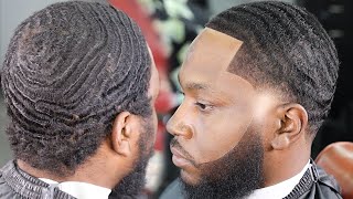 🔥OMG🔥 FULL LENGTH WAVERS HAIRCUT/ FADED BEARD/ HAIRCUT TRANSFORMATION