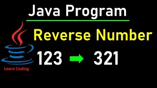 reverse a number in java || print reverse number using java in hindi