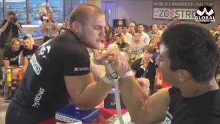 Kydyrgali Ongrabaev vs Sasho Andreev (ZG Strong Armwrestling Championship)