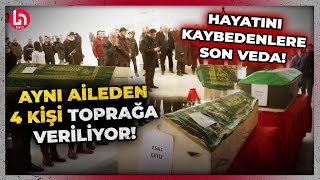 Yangın faciasında hayatını kaybedenlere son veda! Çetiz ailesinden 4 kişi toprağa veriliyor!