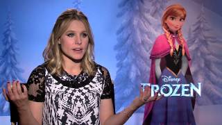 Kristen Bell chats about Disneys Frozen...