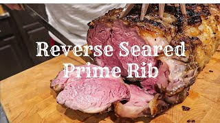 Reverse Seared Prime Rib Roast for the holidays! Cooking with the Family!