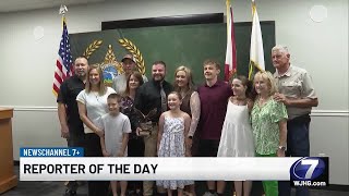 Reporter of the Day: Bay County Sergeant Recognized as Hometown Hero
