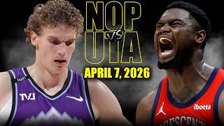 New Orleans Pelicans vs Utah Jazz Full Game Highlights – April 7, 2026 | NBA Season