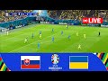 Slovakia vs Ukraina (1-2) |  Cúp Euro 2024 |  Trận đấu trực tiếp hôm nay | eFootball Pes 21 Gameplay