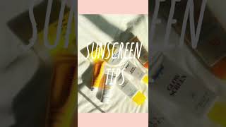 Sunscreen tips☀️#sunscreen #skincare #aestheticglow #glowup #shorts #shortvideo #glowingskin #fypシ゚