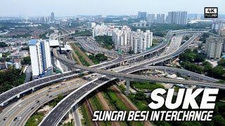 SUKE Highway - Sungai Besi Interchange | SUKE Highway Sungai Besi Progress Update 2022 (4k Video)