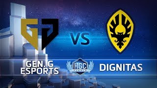 HGC Finals 2018 - Game 1 - Gen.G vs. Dignitas - Bracket Stage Finals