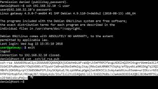 Setting up SSH Access on Debian Linux