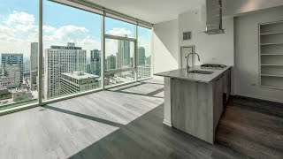 A -13 convertible 1-bedroom at Streeterville's Optima Signature apartments