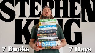 I Read 7 Stephen King Books In 7 Days | Reading Vlog