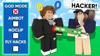 I SECRETLY CHEATED in A 1v1 With My GIRLFRIEND, She Got MAD.. (Roblox Bedwars)