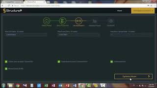 Structure+ Optimization of Steel Structures - WebApp Demo