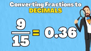 Converting Fractions To Decimals | QUICKLY LEARN HOW