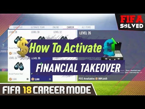 How To Activate FIFA 18 Financial Takeover How To Activate FIFA 18 Financial Takeover