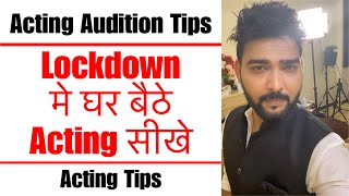 Acting Audition Training | Online Acting Training | Vinay Shakya