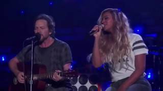 Redemption Song - Beyonce and Eddie Vedder Global Citizen 2015