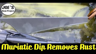 Muriatic Acid Dip Removes Rust
