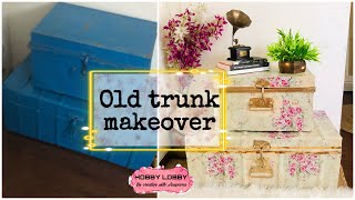 DIY old trunk makeover | home decor