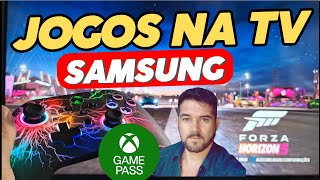 Como funciona o Game Pass na Tv samsung?  jogue apenas com um controle ! game pass