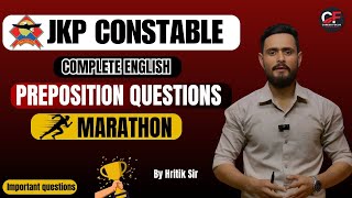 PREPOSITION QUESTIONS | JKP CONSTABLE | JKSSB