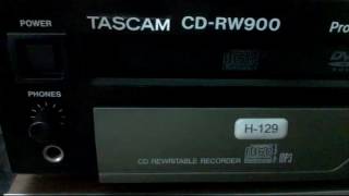 TASCAM CD-RW900  CD RECORDER