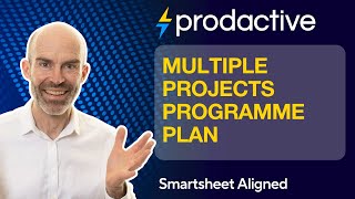 Smartsheet demo for creating a programme plan from multiple projects