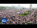 Belarus: Tens of thousands protest President Alexander Lukashenko in Minsk