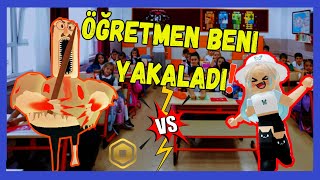 korkutucu öğretmenden kaçmak baya zordu! 👹 - Ramela Roblox