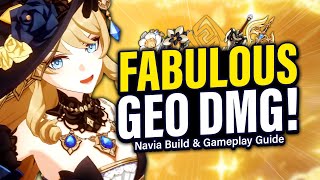 NAVIA GUIDE: How to Play, Best Artifact & Weapon Builds, Team Comps | Genshin Impact 4.3