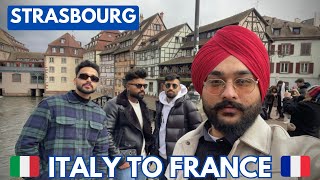 ITALY 🇮🇹 TO FRANCE 🇫🇷 ਦਾ ਸਫਰ ਗੱਡੀ ਤੇ / FRANCE ਵਿੱਚ ਇੱਕ ਸੁਪਨਿਆ ਵਰਗਾ ਪਿੰਡ 🛖 / PANJABI VLOG FRANCE 🇫🇷