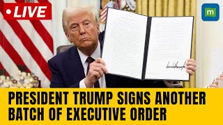 U.S. Prez Donald Trump signs batch of executive orders I US I Washington DC I America | N18G