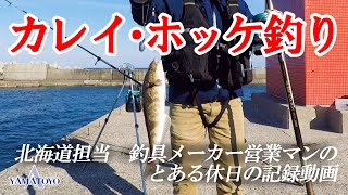 カレイ・ホッケ釣り 北海道担当 釣具メーカー営業マンの、とある休日の記録動画