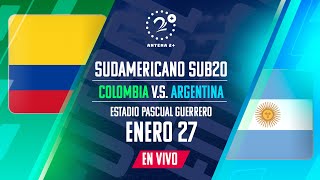 COLOMBIA VS ARGENTINA SUDAMERICANO SUB 20 EN VIVO